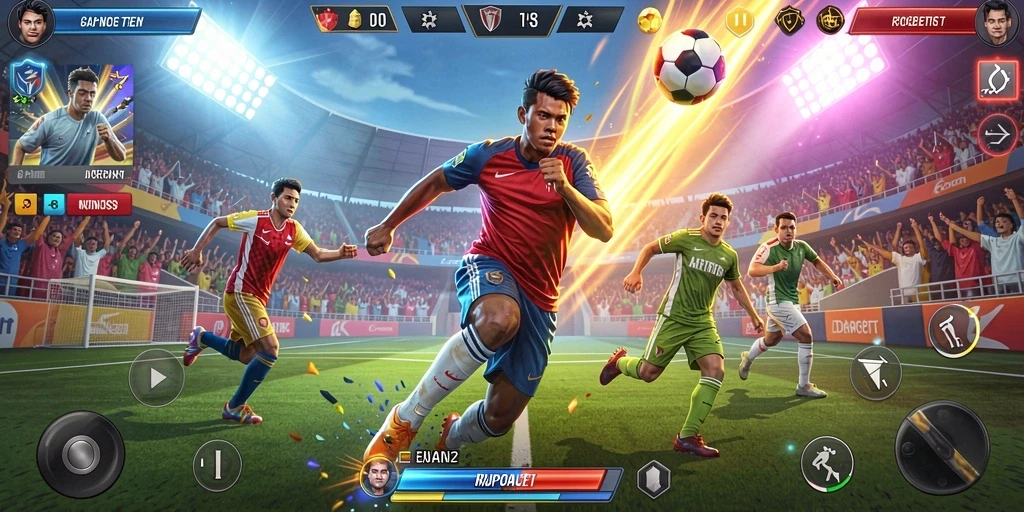 Screenshot menggambarkan sistem reward yang jelas dan menarik.