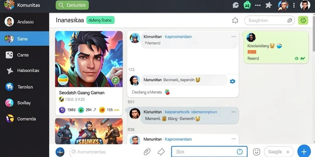 Sistem quest yang interaktif dan menantang.