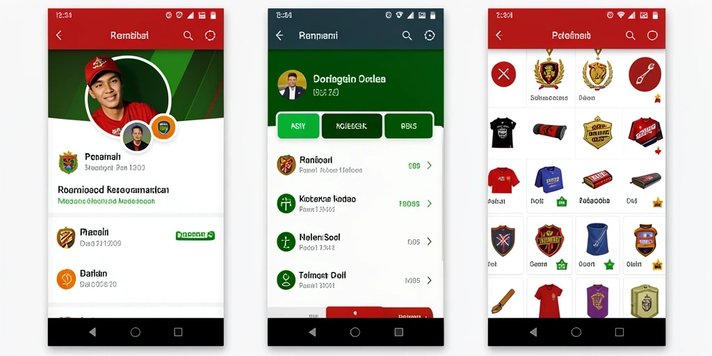 Fitur chat interaktif untuk bersosialisasi dengan pemain lain.