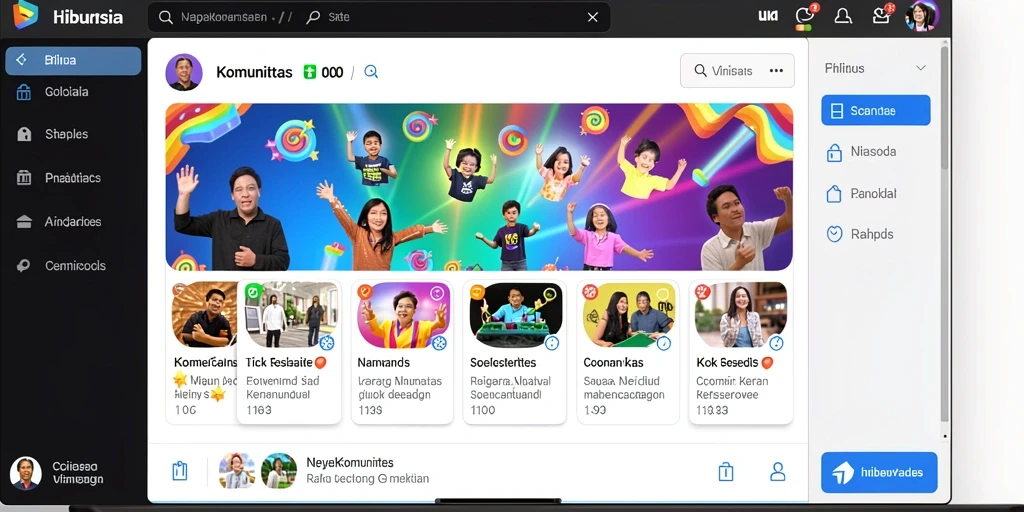 Fitur sosial yang memungkinkan pemain berinteraksi.